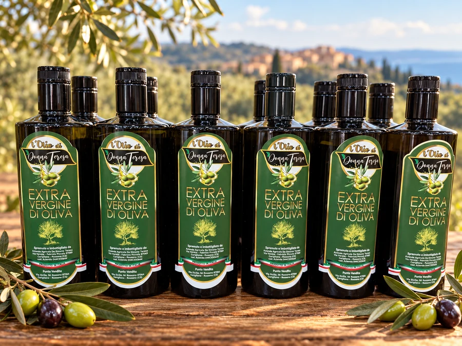 Olio in bottiglia